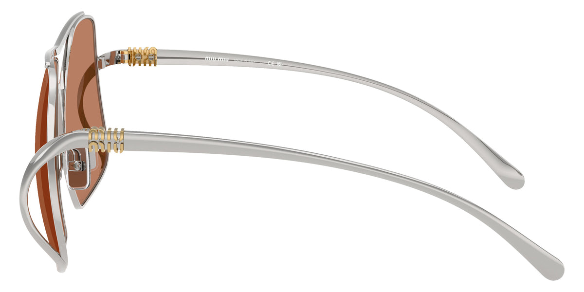 Miu Miu® MU A55S Sunglasses MU A55S 1BC90Q 57 - Silver