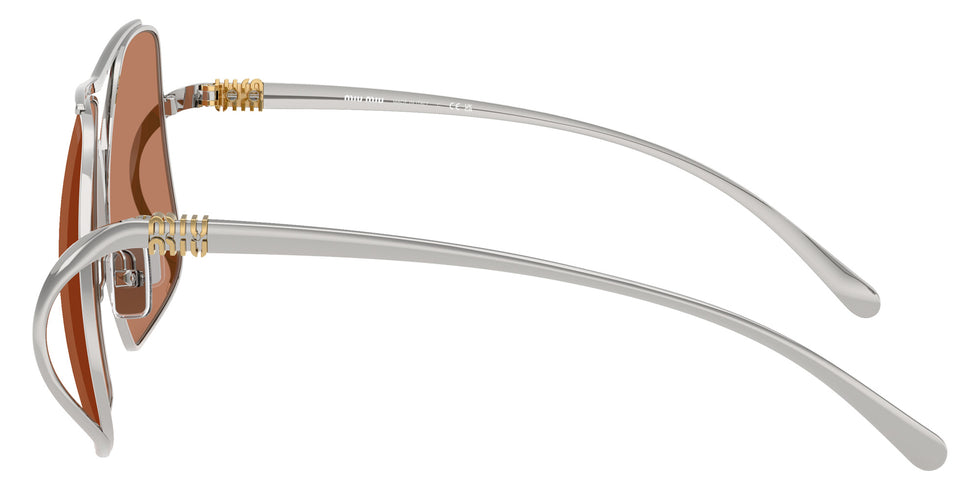 Miu Miu® MU A55S Sunglasses MU A55S 1BC90Q 57 - Silver