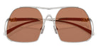 Miu Miu® MU A55S Sunglasses MU A55S 1BC90Q 57 - Silver