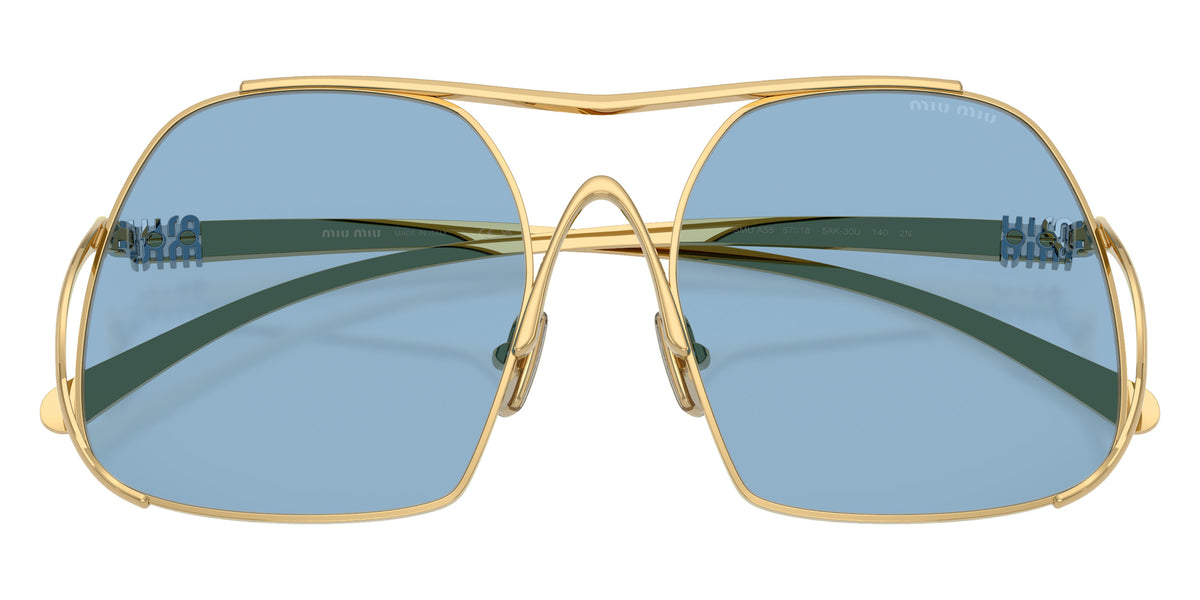 Miu Miu® MU A55S Sunglasses MU A55S 5AK30U 57 - Gold