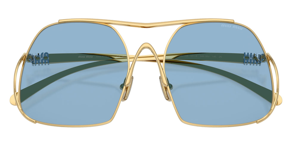 Miu Miu® MU A55S Sunglasses MU A55S 5AK30U 57 - Gold