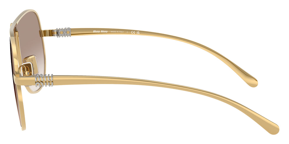 Miu Miu® MU A56S Sunglasses MU A56S 5AK90L 66 - Gold