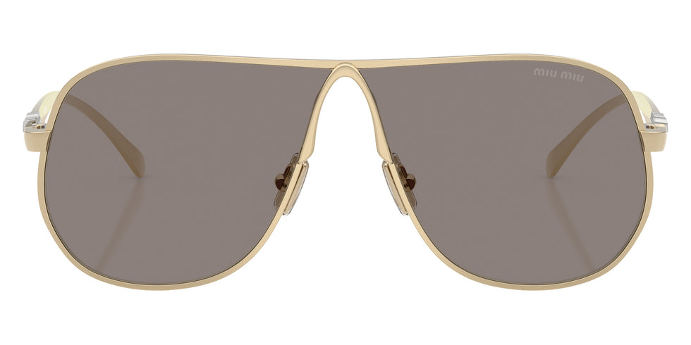 Miu Miu® MU A56S Sunglasses MU A56S ZVN80Q 66 - Pale Gold