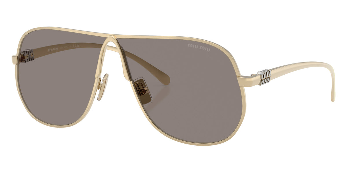Miu Miu® MU A56S Sunglasses MU A56S ZVN80Q 66 - Pale Gold