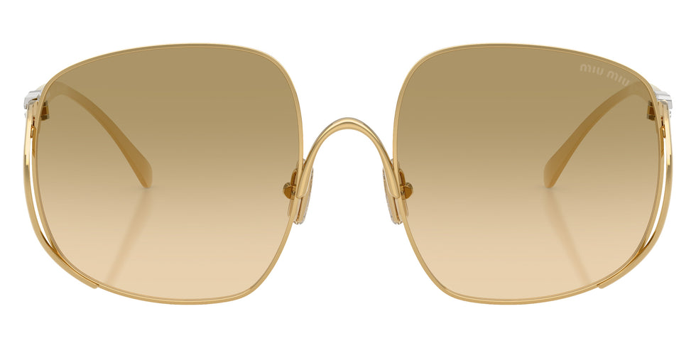 Miu Miu® MU A57S Sunglasses MU A57S 5AK20S 57 - Gold