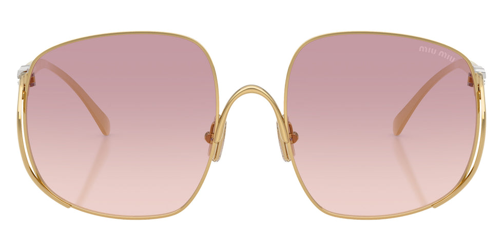 Miu Miu® MU A57S Sunglasses MU A57S 5AK40S 57 - Gold