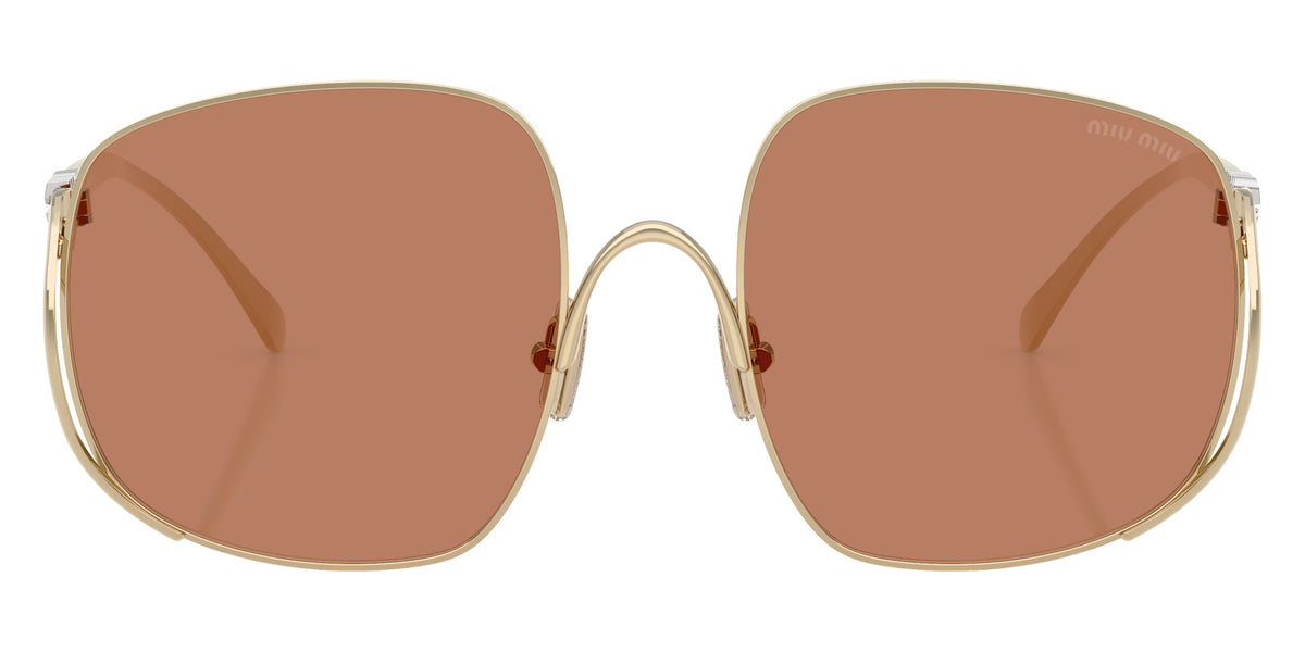 Miu Miu® MU A57S Sunglasses MU A57S ZVN90Q 57 - Pale Gold
