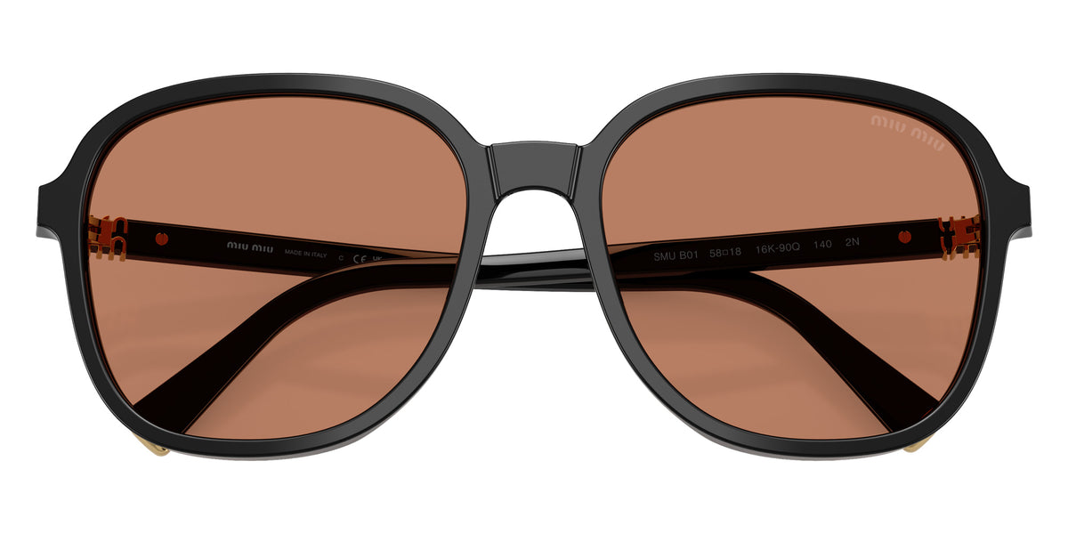 Miu Miu® MU B01S Sunglasses MU B01S 16K90Q 58 - Black