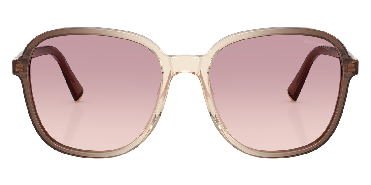 Miu Miu® MU B01S Sunglasses MU B01S 25G40S 58 - Brown Transparent