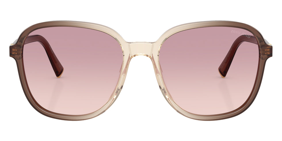 Miu Miu® MU B01S Sunglasses MU B01S 25G40S 58 - Brown Transparent