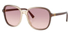 Miu Miu® MU B01S Sunglasses MU B01S 25G40S 58 - Brown Transparent
