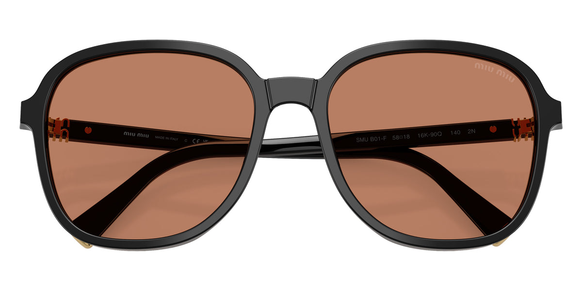 Miu Miu® MU B01SF Sunglasses MU B01SF 16K90Q 58 - Black