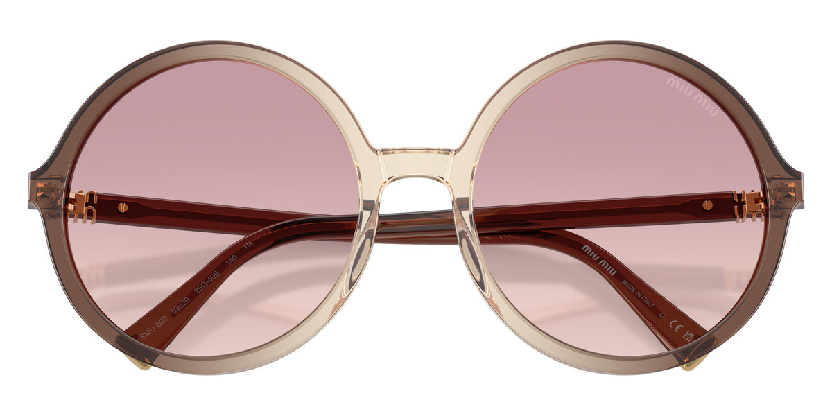 Miu Miu® MU B02S Sunglasses MU B02S 25G40S 59 - Brown