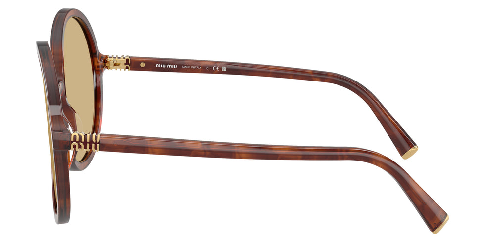 Miu Miu® MU B02S Sunglasses MU B02S 26E10R 59 - Striped Tobacco