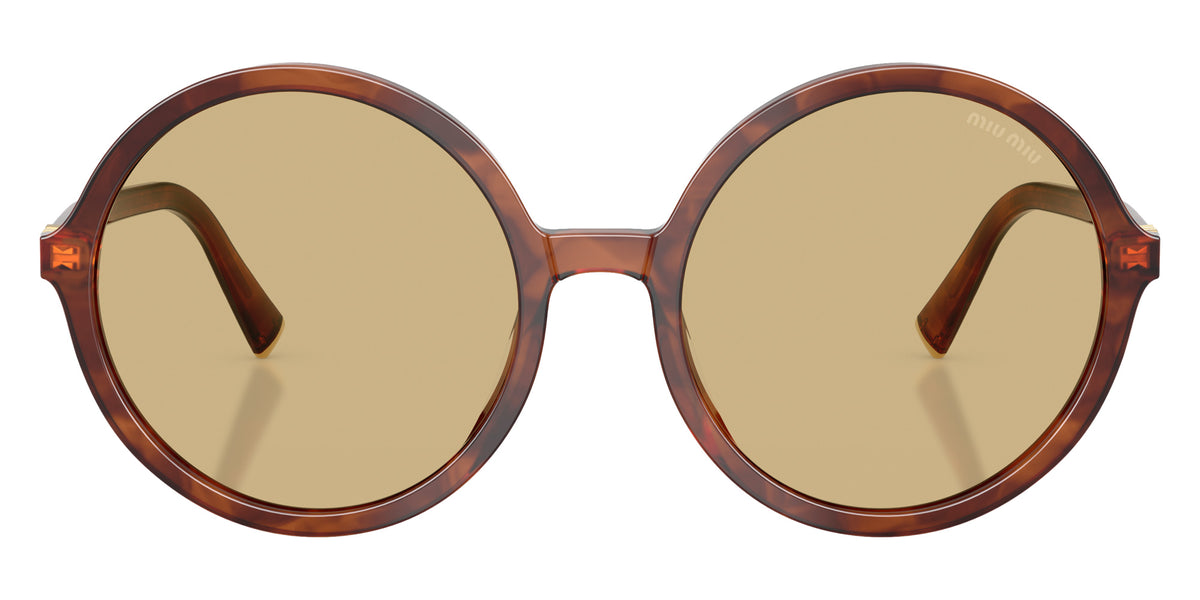 Miu Miu® MU B02SF Sunglasses MU B02SF 26E10R 59 - Striped Tobacco