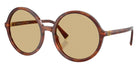 Miu Miu® MU B02SF Sunglasses MU B02SF 26E10R 59 - Striped Tobacco