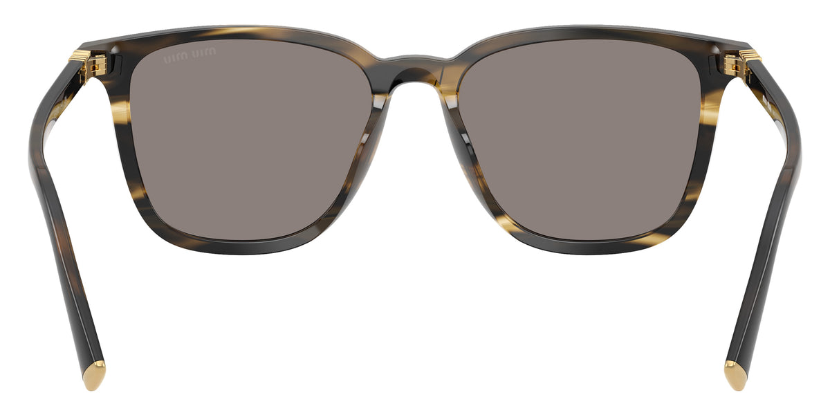 Miu Miu® MU B03S Sunglasses MU B03S 25E80Q 53 - Striped Loden