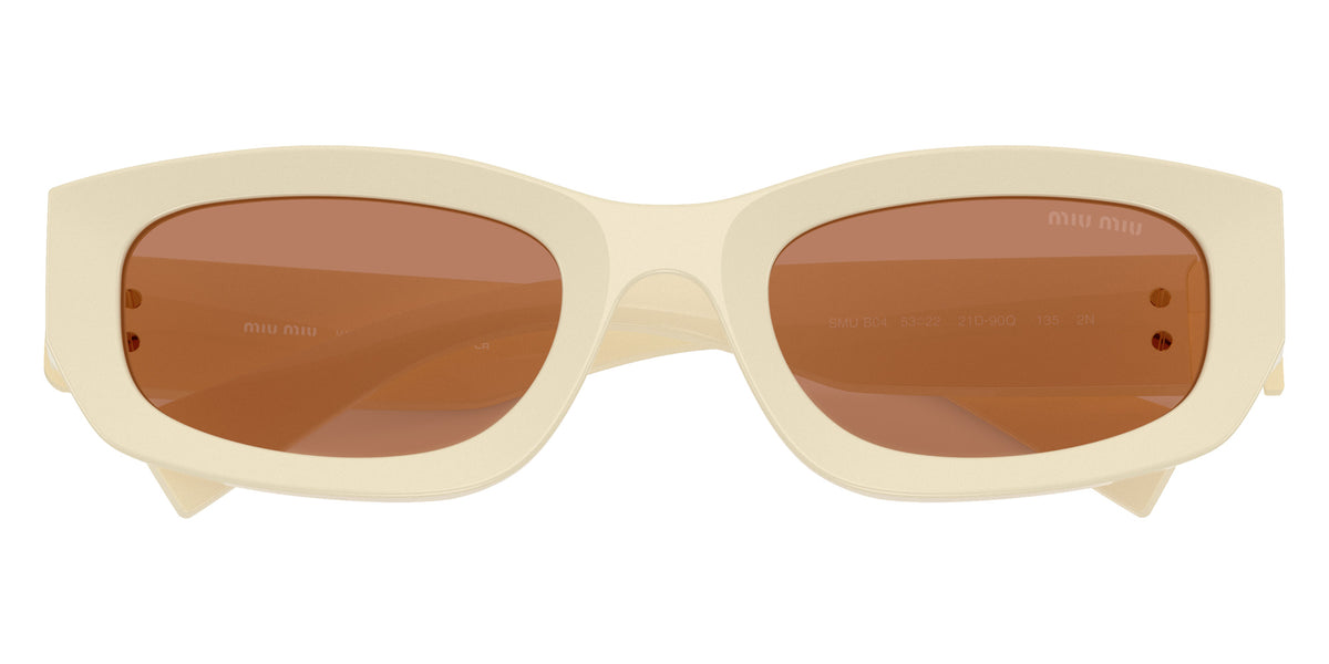 Miu Miu® MU B04S Sunglasses MU B04S 21D90Q 53 - Milk