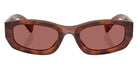 Miu Miu® MU B04S Sunglasses MU B04S 26E80B 53 - Striped Tobacco