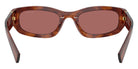 Miu Miu® MU B04S Sunglasses MU B04S 26E80B 53 - Striped Tobacco