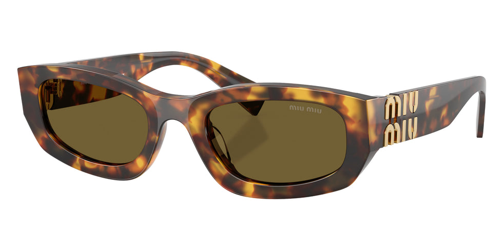 Miu Miu® MU B04SF Sunglasses MU B04SF 14L09Z 53 - Havana Honey