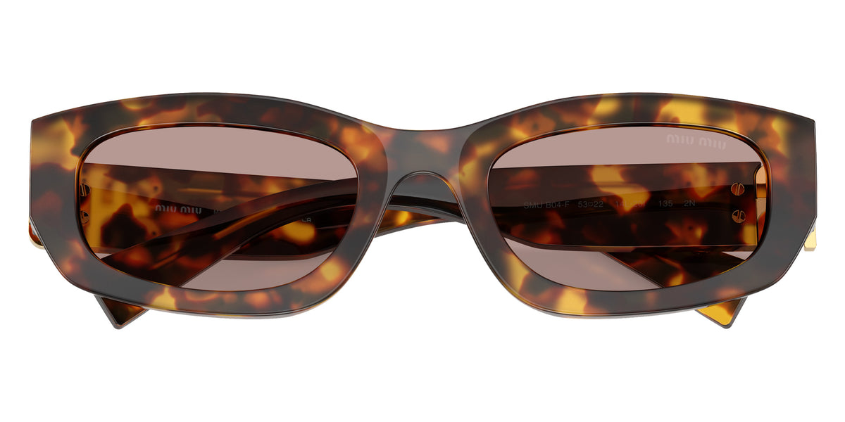 Miu Miu® MU B04SF Sunglasses MU B04SF 14L20I 53 - Honey Havana