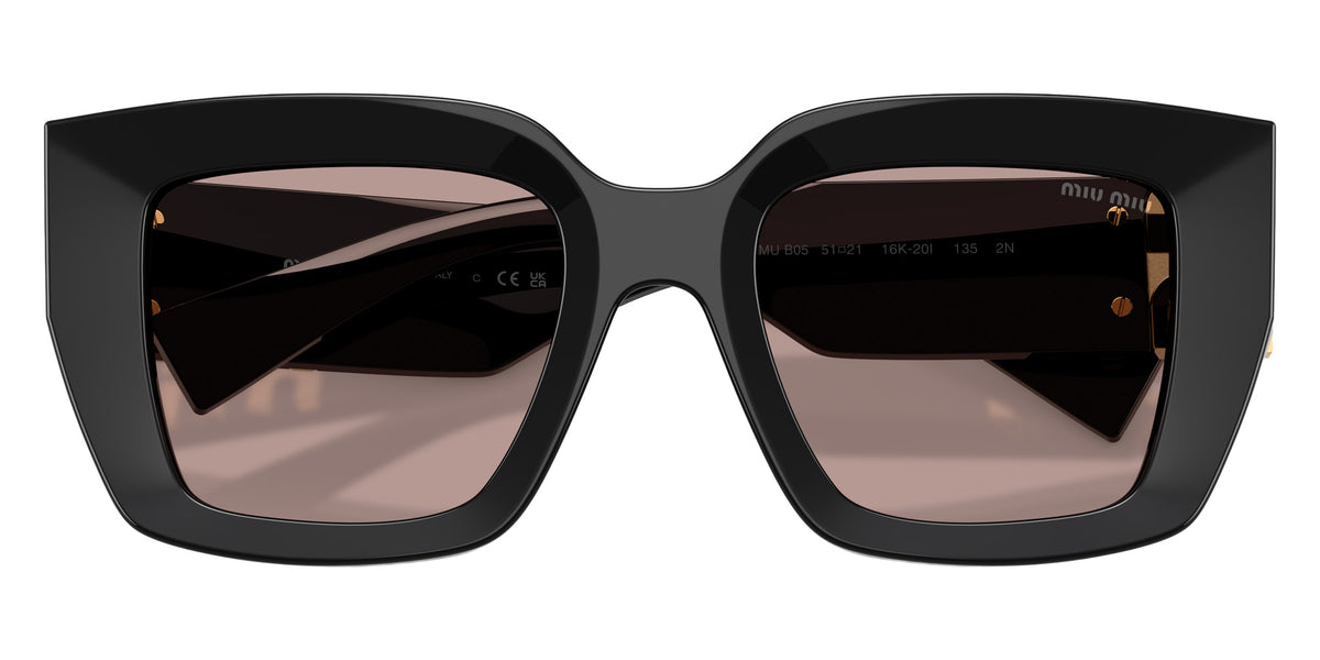 Miu Miu® MU B05S Sunglasses MU B05S 16K20I 51 - Black