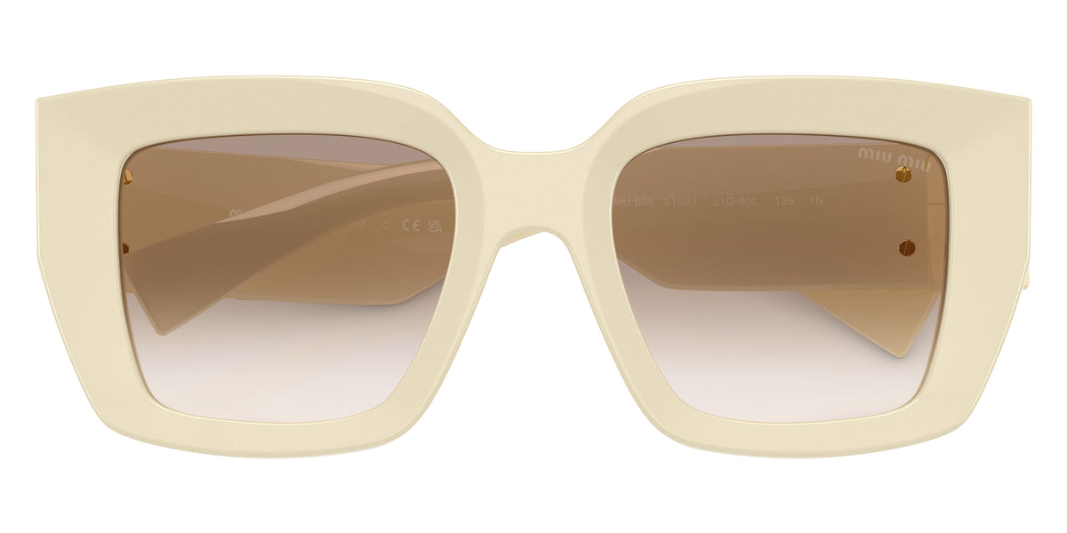 Miu Miu® MU B05S Sunglasses MU B05S 21D90L 51 - Milk