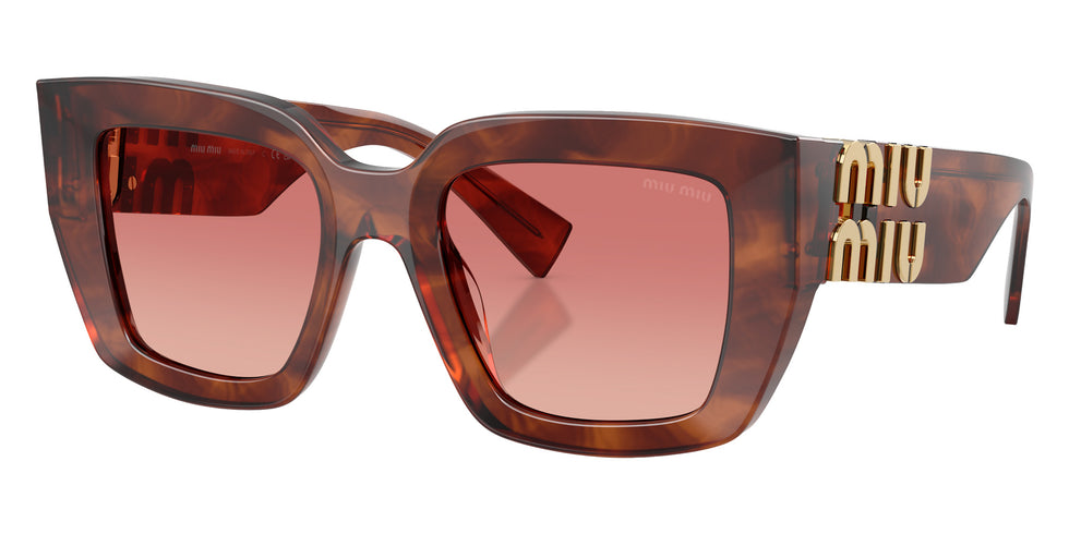 Miu Miu® MU B05S Sunglasses MU B05S 26E50U 51 - Striped Tobacco