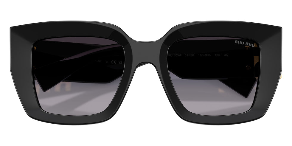 Miu Miu® MU B05SF Sunglasses MU B05SF 16K90A 51 - Black