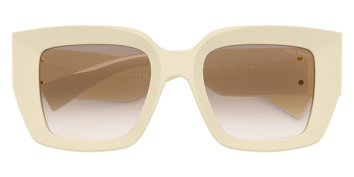 Miu Miu® MU B05SF Sunglasses MU B05SF 21D90L 51 - Milk