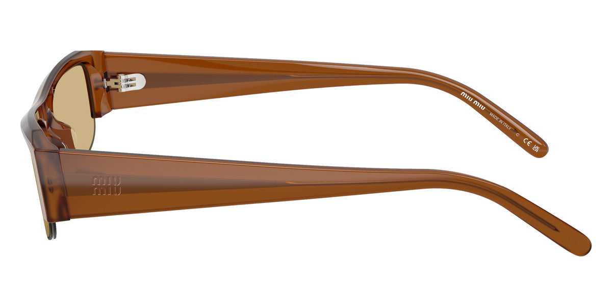 Miu Miu® MU B07S Sunglasses MU B07S 22I10R 51 - Opaline Amber