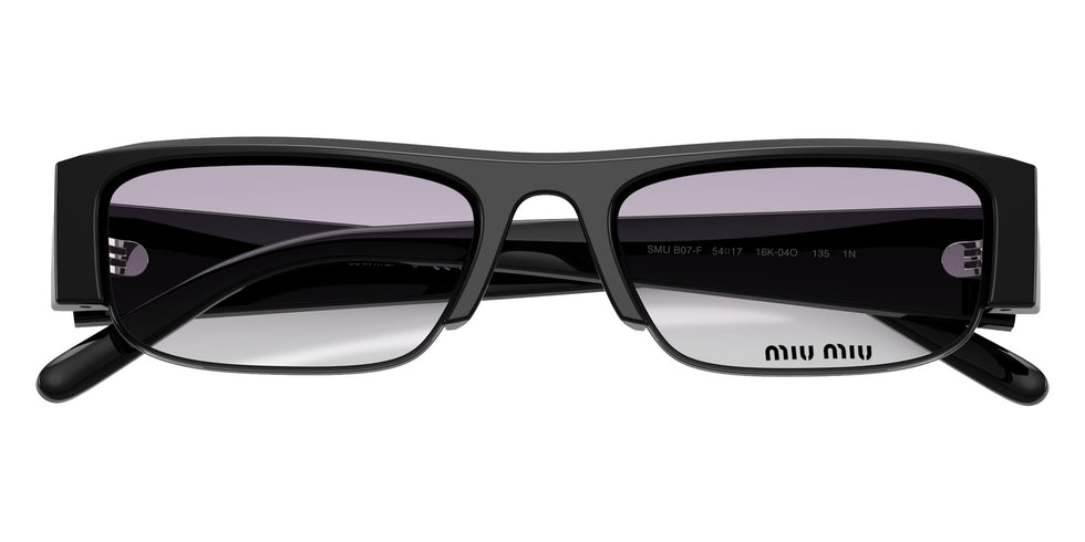 Miu Miu® MU B07SF Sunglasses MU B07SF 16K04O 54 - Black