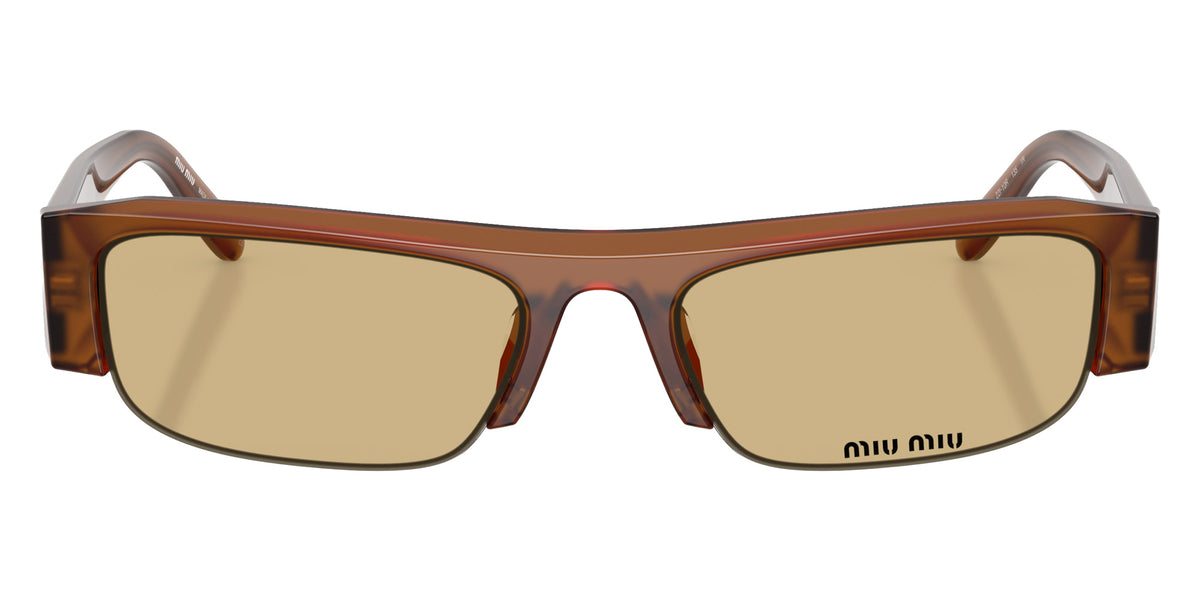Miu Miu® MU B07SF Sunglasses MU B07SF 22I10R 54 - Opaline Amber