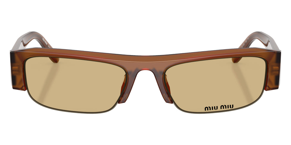 Miu Miu® MU B07SF Sunglasses MU B07SF 22I10R 54 - Opaline Amber
