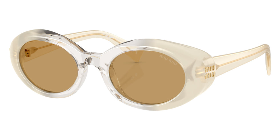 Miu Miu® MU B09S Sunglasses MU B09S 21R10Y 52 - Opal Milk