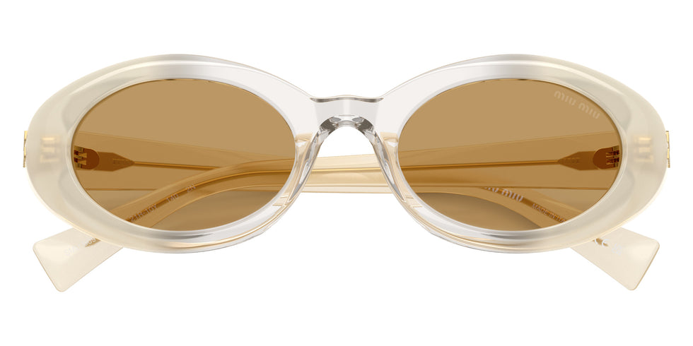 Miu Miu® MU B09S Sunglasses MU B09S 21R10Y 52 - Opal Milk