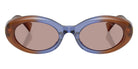 Miu Miu® MU B09SF Sunglasses MU B09SF 22R20I 52 - Opal Brown