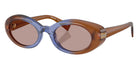 Miu Miu® MU B09SF Sunglasses MU B09SF 22R20I 52 - Opal Brown