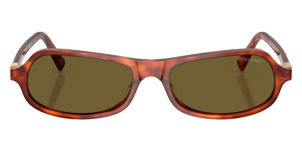 Miu Miu® MU B10SU Sunglasses MU B10SU 11P09Z 55 - Havana Cognac