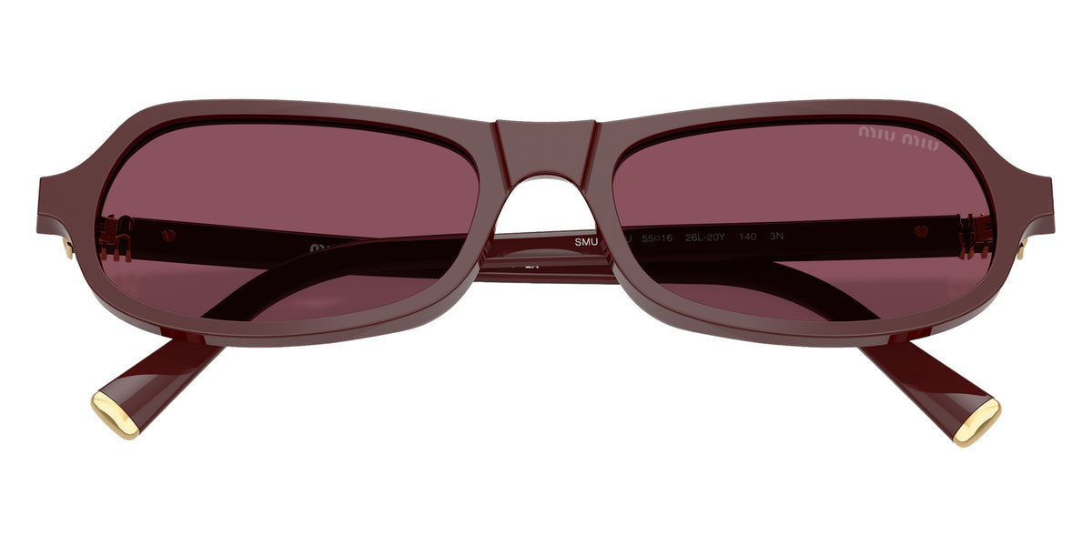 Miu Miu® MU B10SU Sunglasses MU B10SU 26L20Y 55 - Cherry