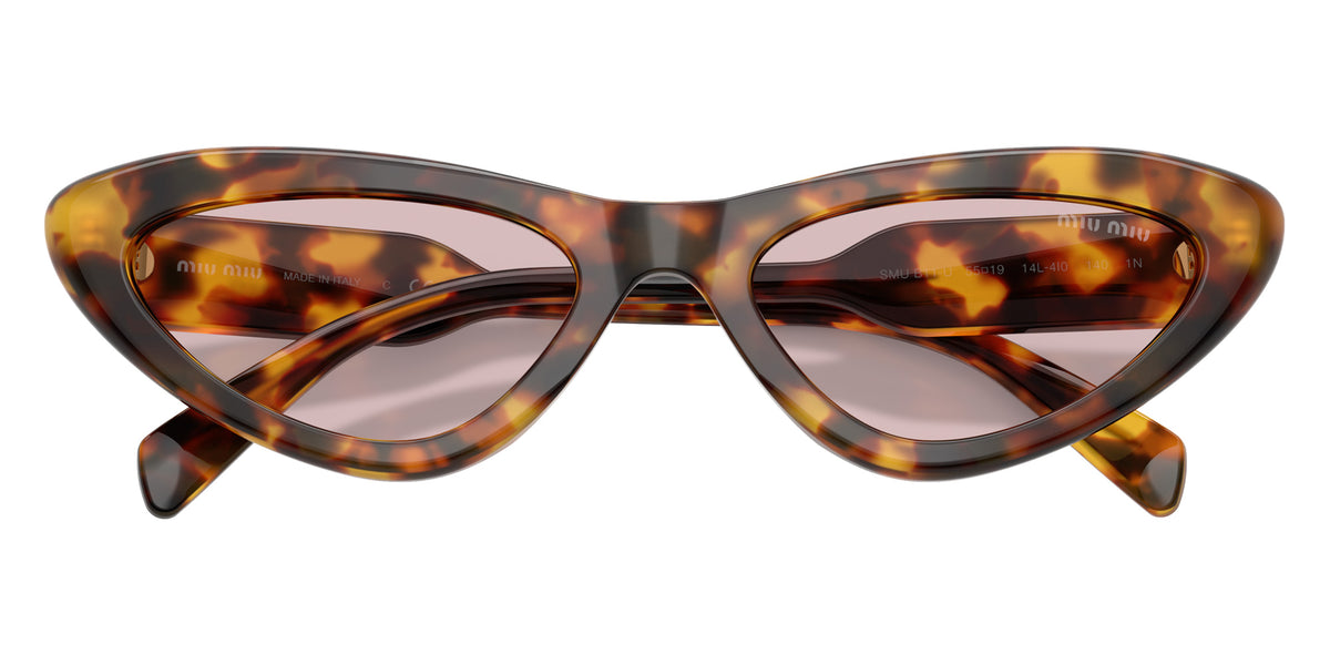 Miu Miu® MU B11SU Sunglasses MU B11SU 14L4I0 55 - Honey Havana