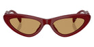 Miu Miu® MU B11SU Sunglasses MU B11SU 21I10Y 55 - Opal Burgundy