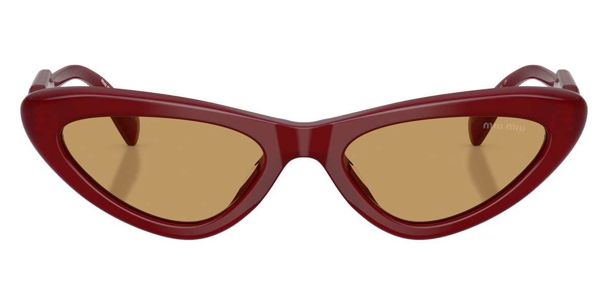 Miu Miu® MU B11SU Sunglasses MU B11SU 21I10Y 55 - Opal Burgundy