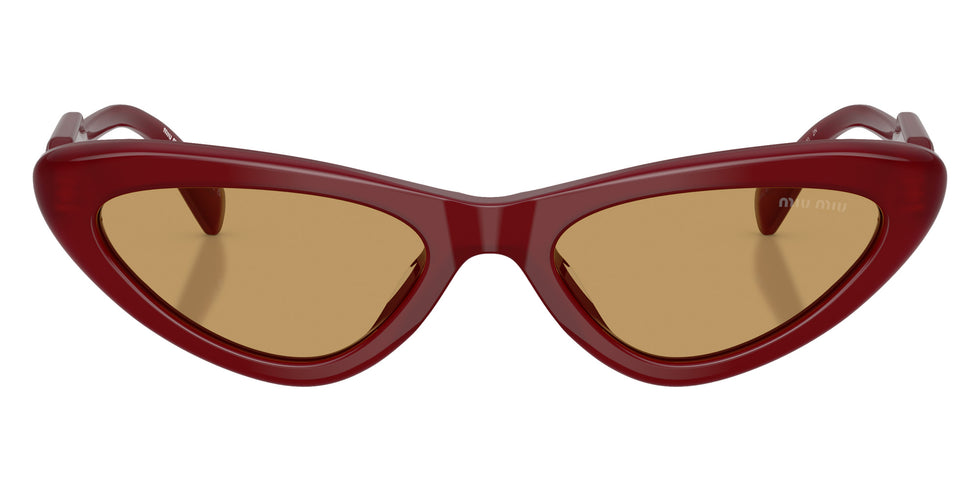 Miu Miu® MU B11SU Sunglasses MU B11SU 21I10Y 55 - Opal Burgundy