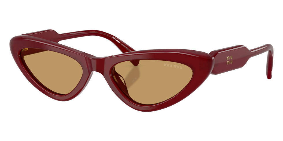 Miu Miu® MU B11SU Sunglasses MU B11SU 21I10Y 55 - Opal Burgundy