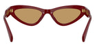 Miu Miu® MU B11SU Sunglasses MU B11SU 21I10Y 55 - Opal Burgundy