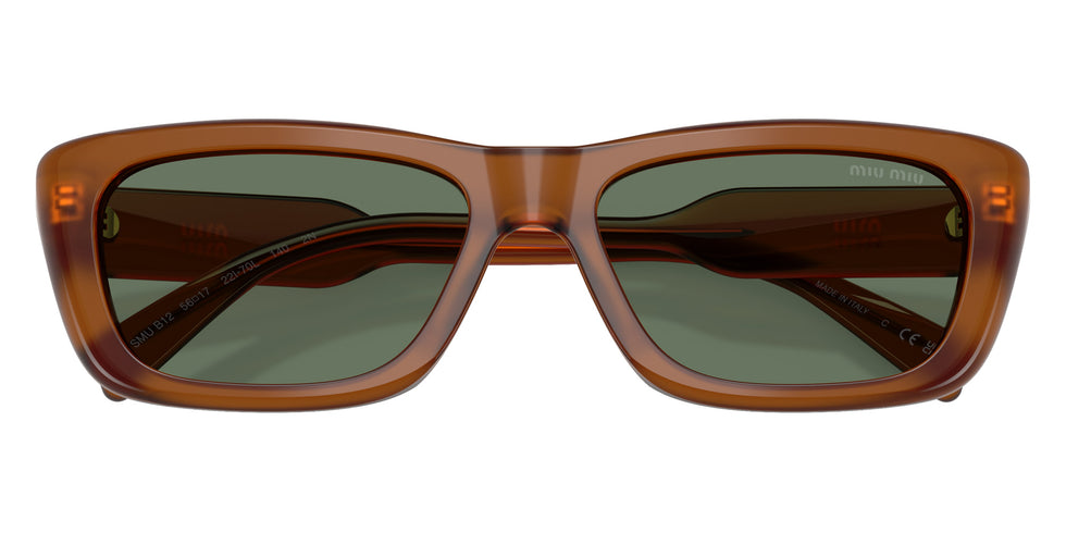 Miu Miu® MU B12S Sunglasses MU B12S 22I70L 56 - Amber