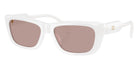 Miu Miu® MU B12SF Sunglasses MU B12SF 20M20I 56 - Opal White