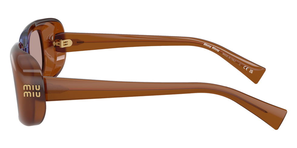 Miu Miu® MU B13SF Sunglasses MU B13SF 22R20I 52 - Opal Brown